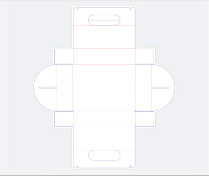 XH Cardboard Handle Boxes without Glue