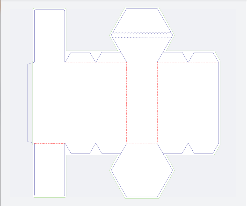 HX  CardBoard Hexagonal Boxes