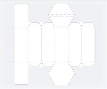 HX  CardBoard Hexagonal Boxes